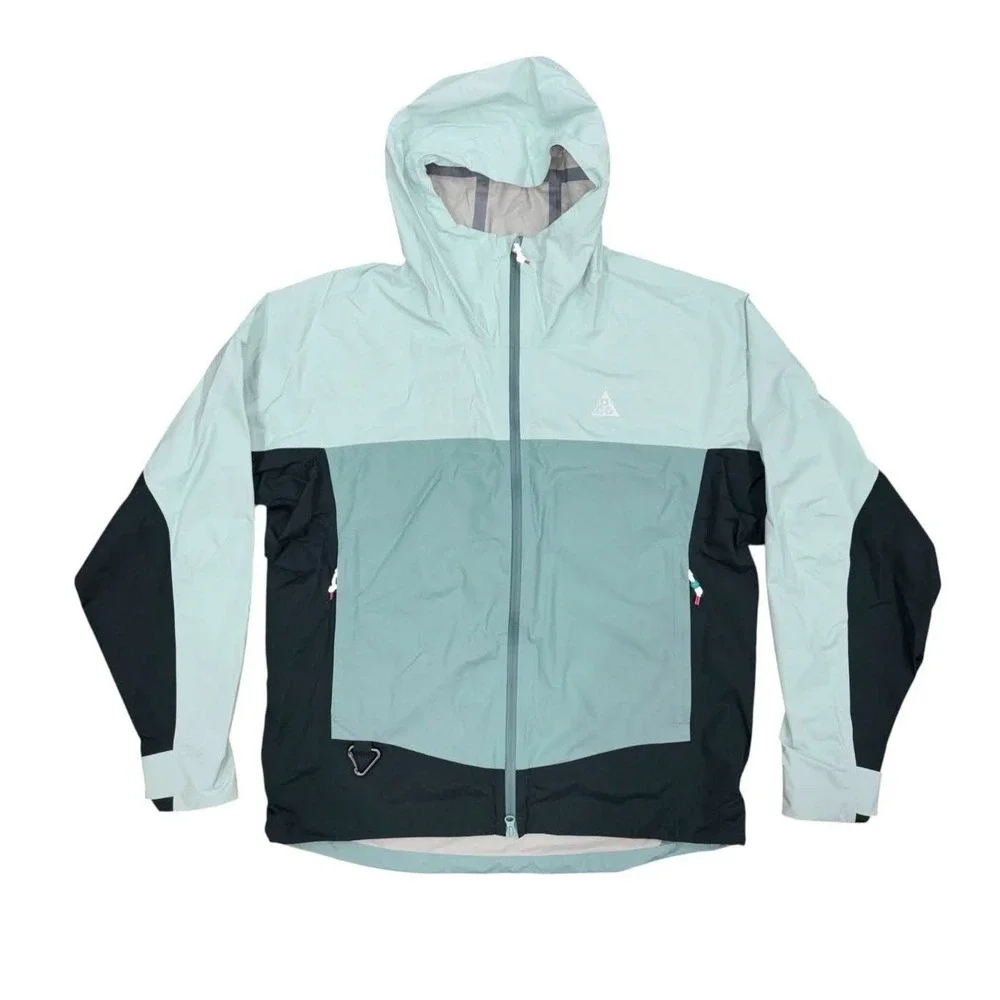 Mens Sz XS Nike ACG Morpho Storm-FIT ADV Rain Jacket Mint Blue Green HJ2687-353